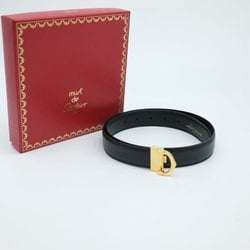Cartier C Buckle Belt Black