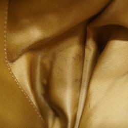 Christian Dior Shoulder Bag Malice Pearl Suede Beige Women's