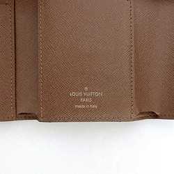 Louis Vuitton Tri-fold Wallet Portefeuille Victorine Brown Monogram M62472 f-20108 Compact Canvas IC Tag Response LOUIS VUITTON Folding Unisex