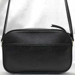 Gucci Shoulder Bag Black Horsebit 7601964 f-20125 Leather GUCCI Pochette Ladies Compact