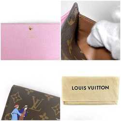 Louis Vuitton Bi-fold Long Wallet Portefeuille Sarah Brown Multicolor Monogram Illustre Cruise M62137 f-20119 Collection Canvas TN3176 LOUIS VUITTON Flap Folding