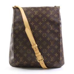 Louis Vuitton LOUIS VUITTON Shoulder Bag Monogram Musette Canvas Brown Women's M51256 e58605a
