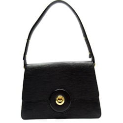 Louis Vuitton Shoulder Bag Epi Free Run Leather Black Gold Women's M52402 w0241g