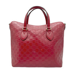 GUCCI Handbag Shoulder Bag Guccissima Leather Red Gold Women's 428226 z0811