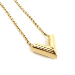 LOUIS VUITTON Necklace Essential V Metal Gold Unisex M00857 e58618a