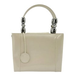 Christian Dior handbag leather/metal metallic beige women's z0810