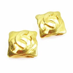 CHANEL Coco Mark Metal Gold Earrings for Women w0254k