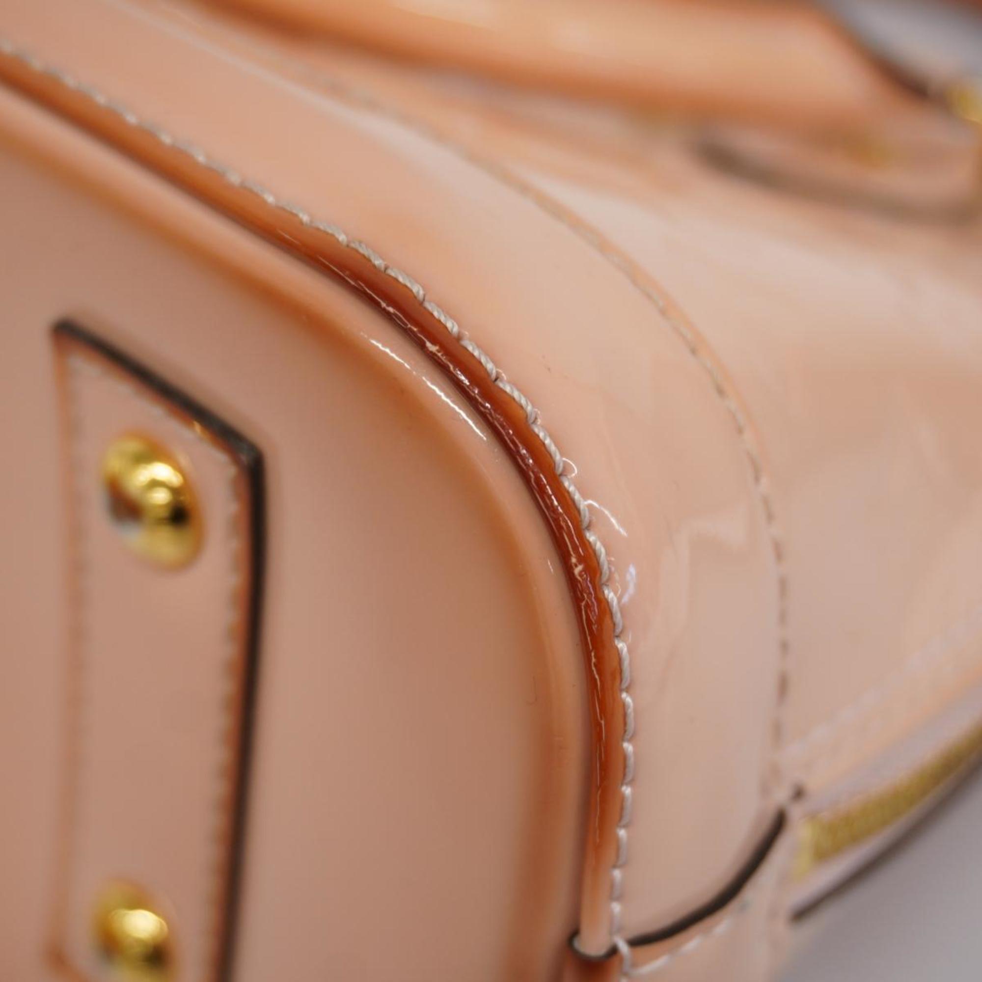 Louis Vuitton Handbag Vernis Alma BB M50415 Rose Ballerine Ladies