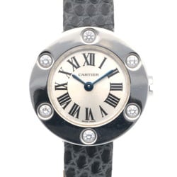 Cartier Love Watch Wristwatch 18K 2974 Quartz Ladies CARTIER 6P Diamond Bezel