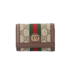Gucci Ophidia Tri-fold Wallet GG Supreme Canvas 644334 534563 Unisex GUCCI