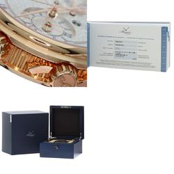 Breguet 5547BR/12/9ZU Marine Alarm Musical Wristwatch K18 Pink Gold/Leather/Rose Gold Men's