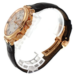 Breguet 5547BR/12/9ZU Marine Alarm Musical Wristwatch K18 Pink Gold/Leather/Rose Gold Men's