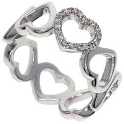 Tiffany & Co. Sentimental Heart Diamond Ring, 18K White Gold, Women's, TIFFANY