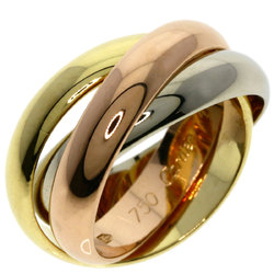 Cartier Trinity #49 Ring, K18 Pink Gold/K18YG/K18WG, Women's, CARTIER