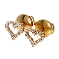 Tiffany Heart Diamond Extra Earrings, 18K Pink Gold, Women's, TIFFANY&Co.