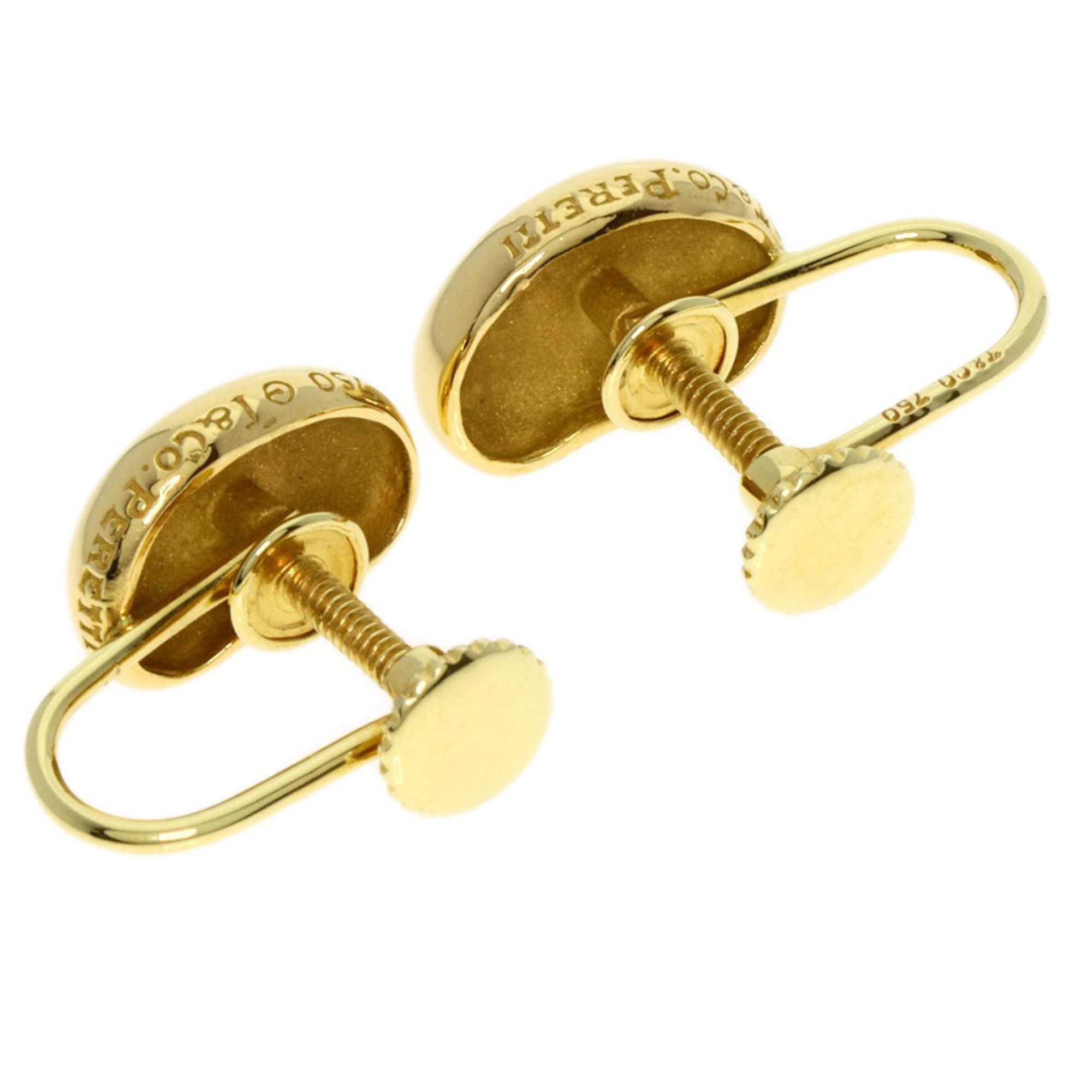 Tiffany Bean Earrings, 18k Yellow Gold, Women's, TIFFANY&Co.