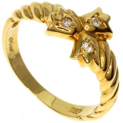 Christian Dior Dior Diamond Ring, 18K Yellow Gold, Women's