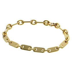 Cartier Figaro Large Bracelet K18 Yellow Gold Women's CARTIER