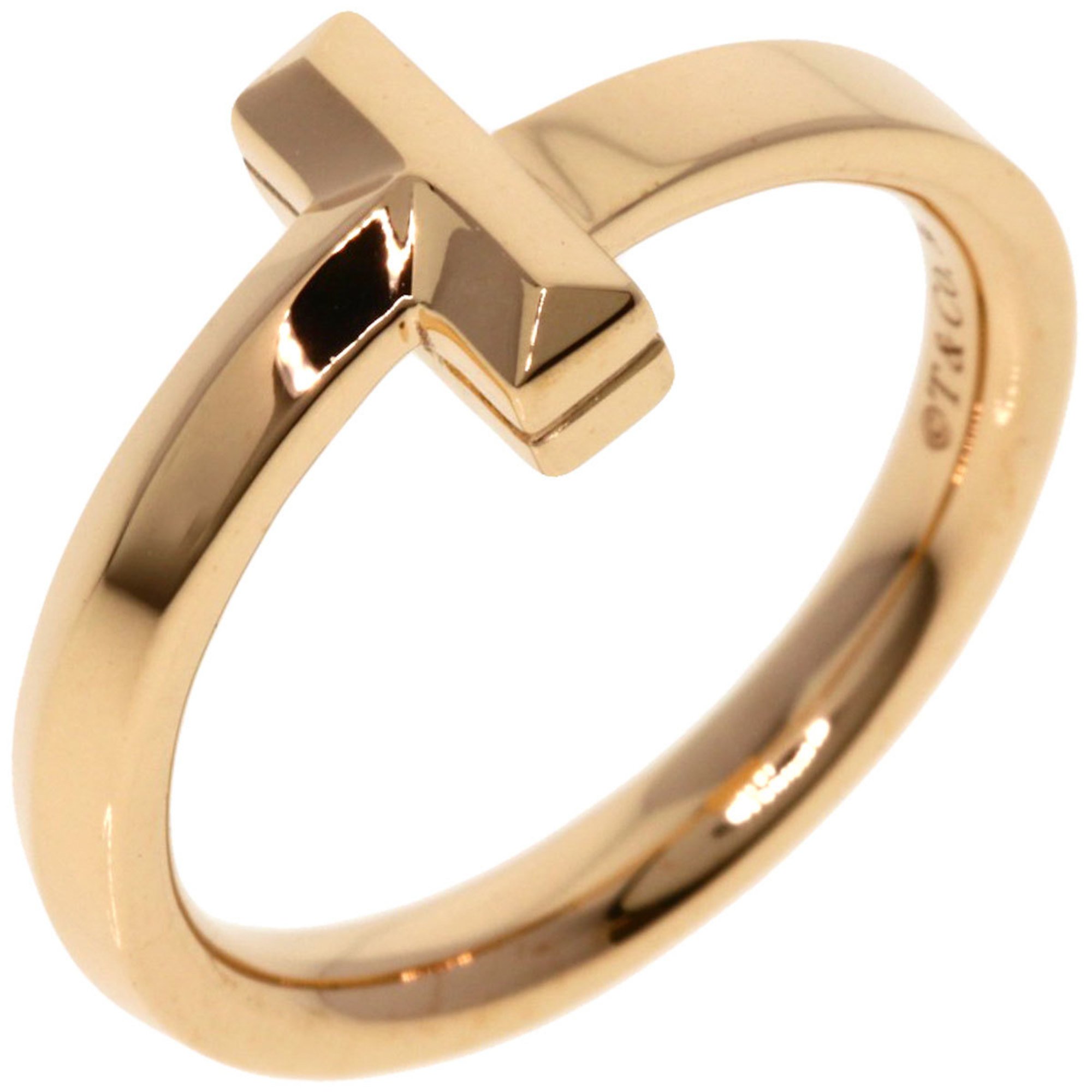 Tiffany T One Ring, 18K Pink Gold, Women's, TIFFANY & Co.