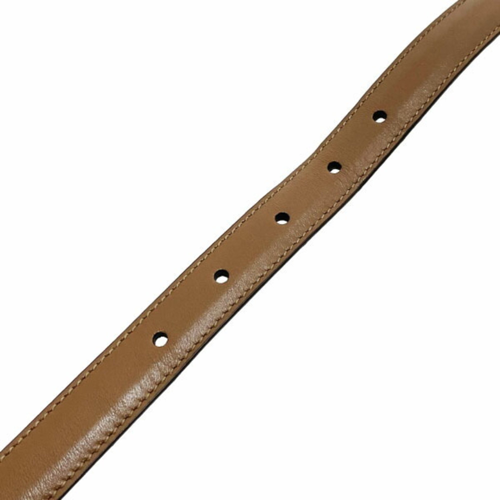 Gucci Belt Women's Leather Brown Size 80 309900 GUCCI Narrow Thin for Women AA-12729