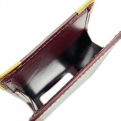 Cartier Cigarette Case Must Line Tobacco Leather Bordeaux 2C IQOS SW-10417