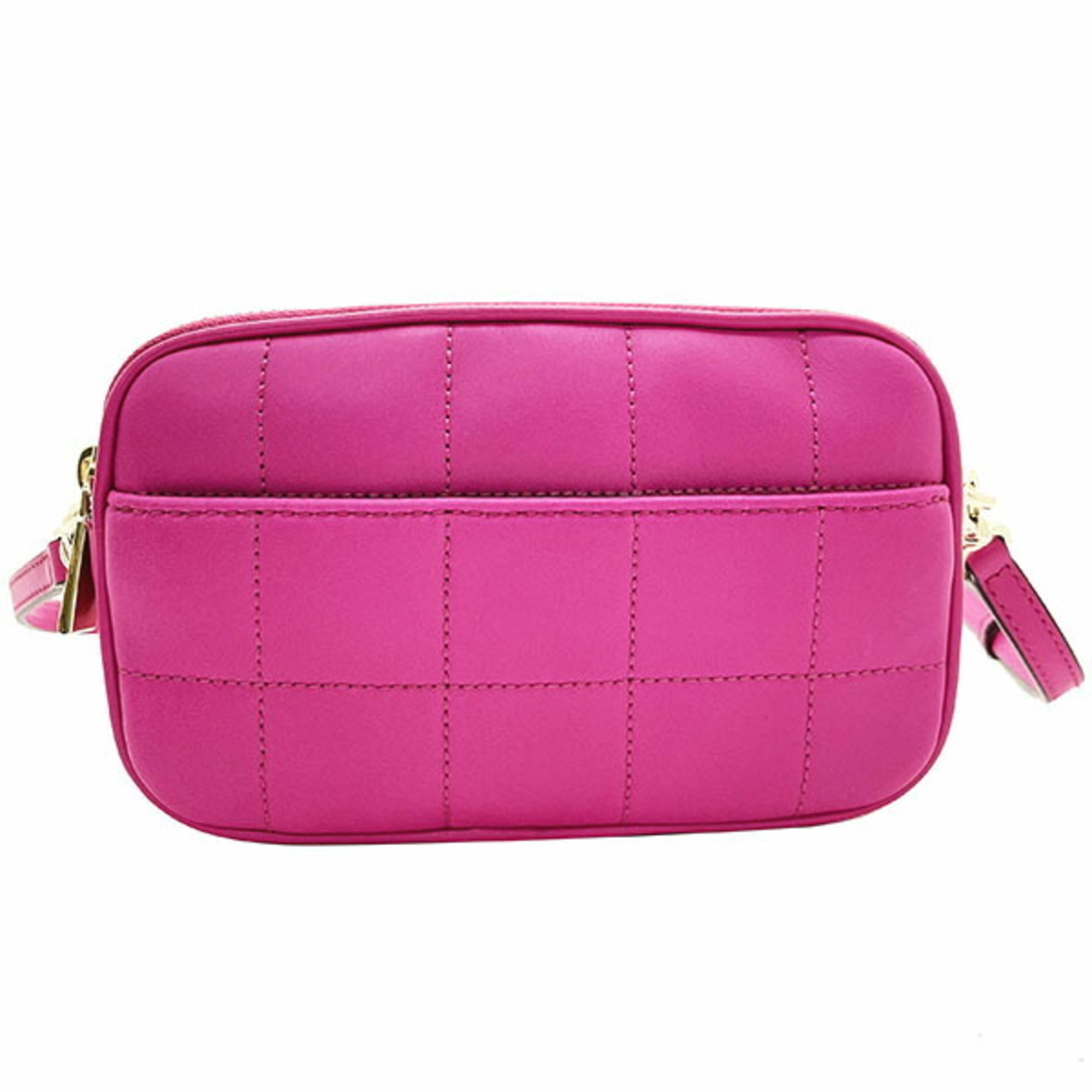 Michael Kors Shoulder Bag JET SET CHARM Double Zip Camera Small Leather Wild Berry Pink 32H1LT9C5L8120 MICHAEL KORS Pochette Pouch MK ASK-11512