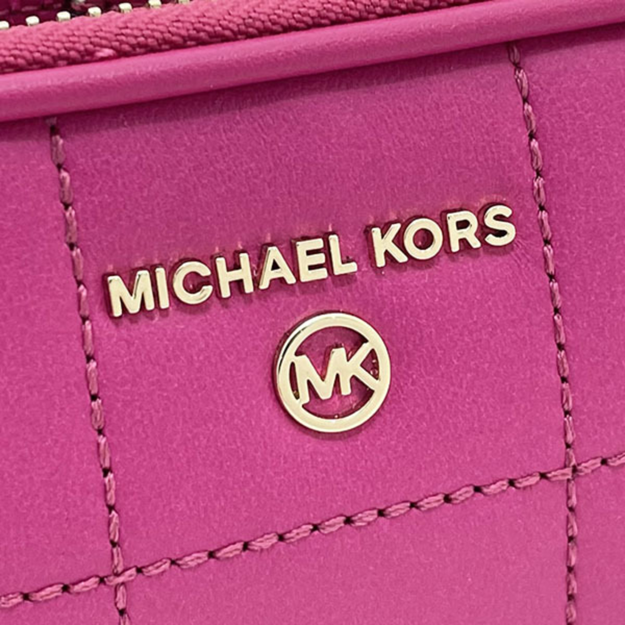 Michael Kors Shoulder Bag JET SET CHARM Double Zip Camera Small Leather Wild Berry Pink 32H1LT9C5L8120 MICHAEL KORS Pochette Pouch MK ASK-11512