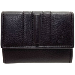 Gucci Coin Case Leather Dark Brown 245819 GUCCI Line Purse SS-12313