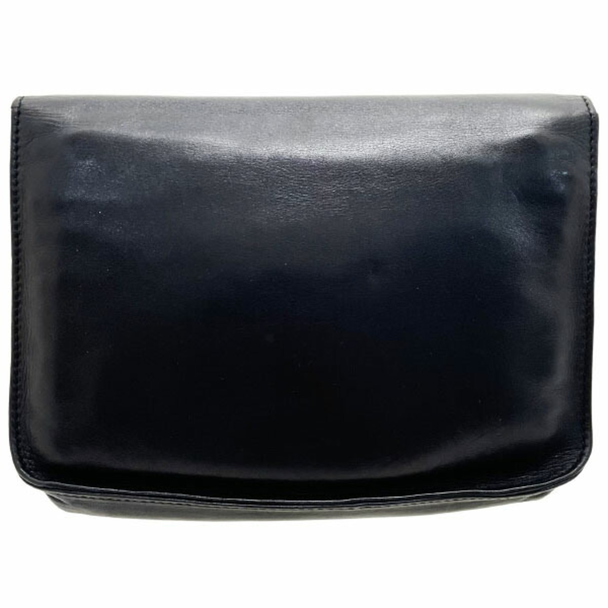 LOEWE Pouch Anagram Multi Leather Black Second Bag Clutch Bag-in-Bag HH-13277