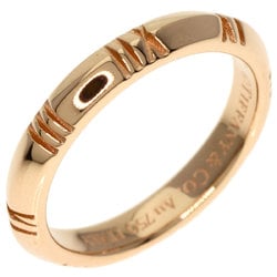 Tiffany Atlas X Closed Narrow Ring, 18K Pink Gold, Women's, TIFFANY&Co.