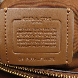 Coach F31475 Signature Tote Bag PVC/Leather Women's COACH