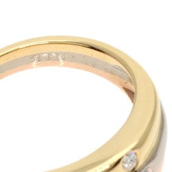 Cartier Three-Color Diamond Ring, K18 Yellow Gold/K18PG/K18WG, Women's CARTIER