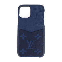 LOUIS VUITTON Louis Vuitton iPhone Bumper 11 Pro Monogram Taiga Rama Accessory M30479 Canvas Cobalt Case Smartphone