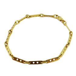Cartier Bracelet Meccano K18YG Yellow Gold Ladies