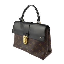 LOUIS VUITTON Louis Vuitton One Handle Flap Bag MM Handbag M43125 Monogram Canvas Calf Brown Black Shoulder