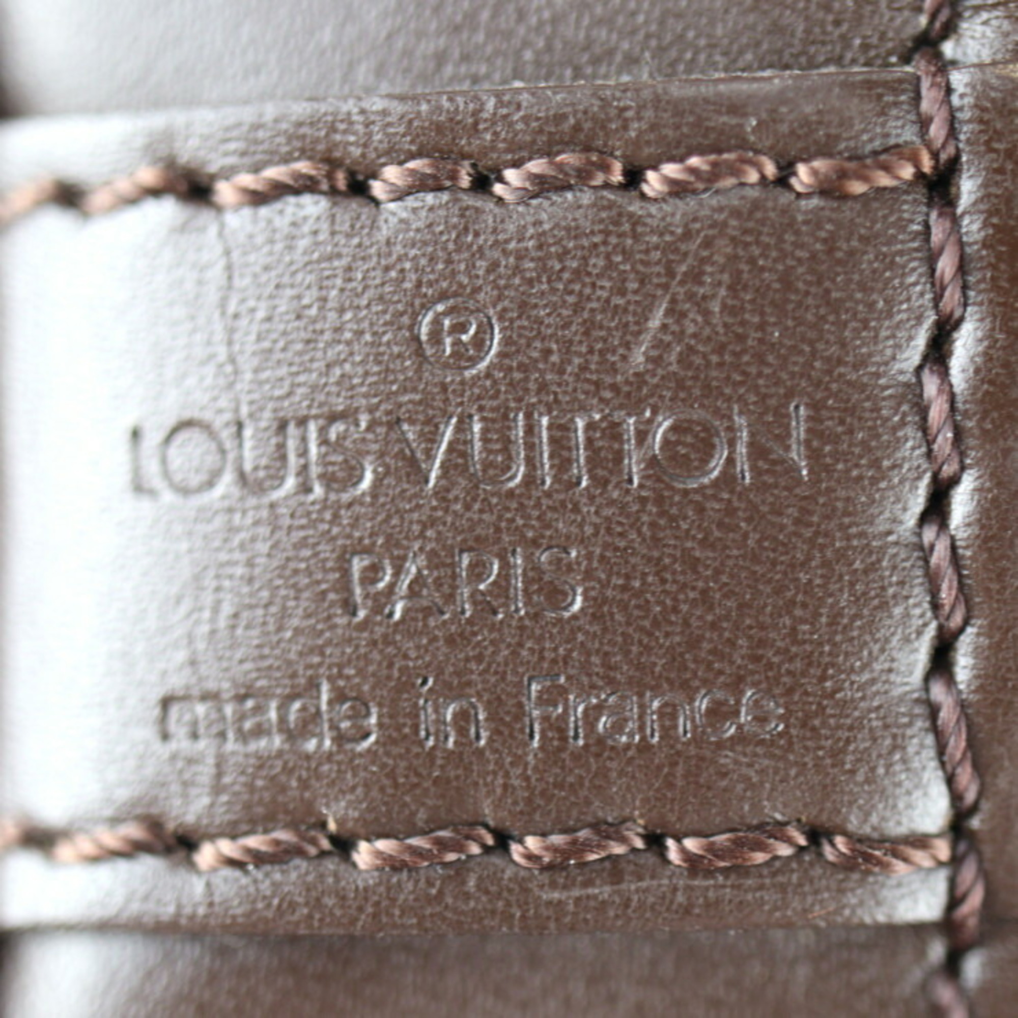 LOUIS VUITTON Louis Vuitton West End PM Boston Bag N41130 Damier Canvas Calf Ebene Brown Shoulder