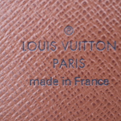 LOUIS VUITTON Louis Vuitton Envelope Carte de Visite Card Case M63801 Monogram Canvas Leather Brown Business Holder