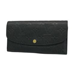 Louis Vuitton Long Wallet Monogram Empreinte Portefeuille Emilie MM62369 Noir Ladies