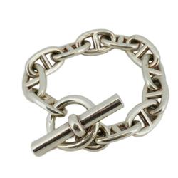 Hermes Bracelet Chaine d'Ancre Metal Silver Men's Women's