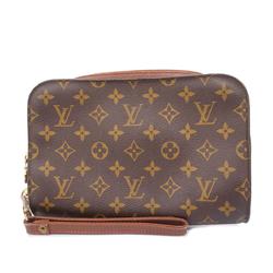Louis Vuitton Clutch Bag Monogram Orsay M51790 Brown Ladies