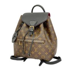 Louis Vuitton Backpack Monogram Montsouris NMPM M45515 Brown Women's