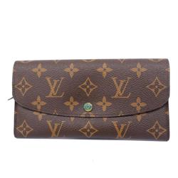 Louis Vuitton Long Wallet Monogram Le Tefeuille Emily M60137 Vert Ladies