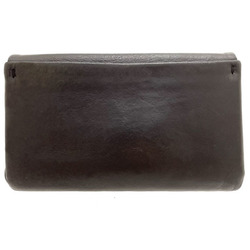 Bottega Veneta Wallet Intrecciato Compact Leather Dark Brown 196307 BOTTEGA VENETA Bi-fold SS-11378