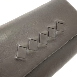 Bottega Veneta Wallet Intrecciato Compact Leather Dark Brown 196307 BOTTEGA VENETA Bi-fold SS-11378
