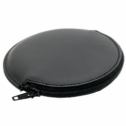 Dunhill coin case leather black dunhill round purse wallet men's KK-12620