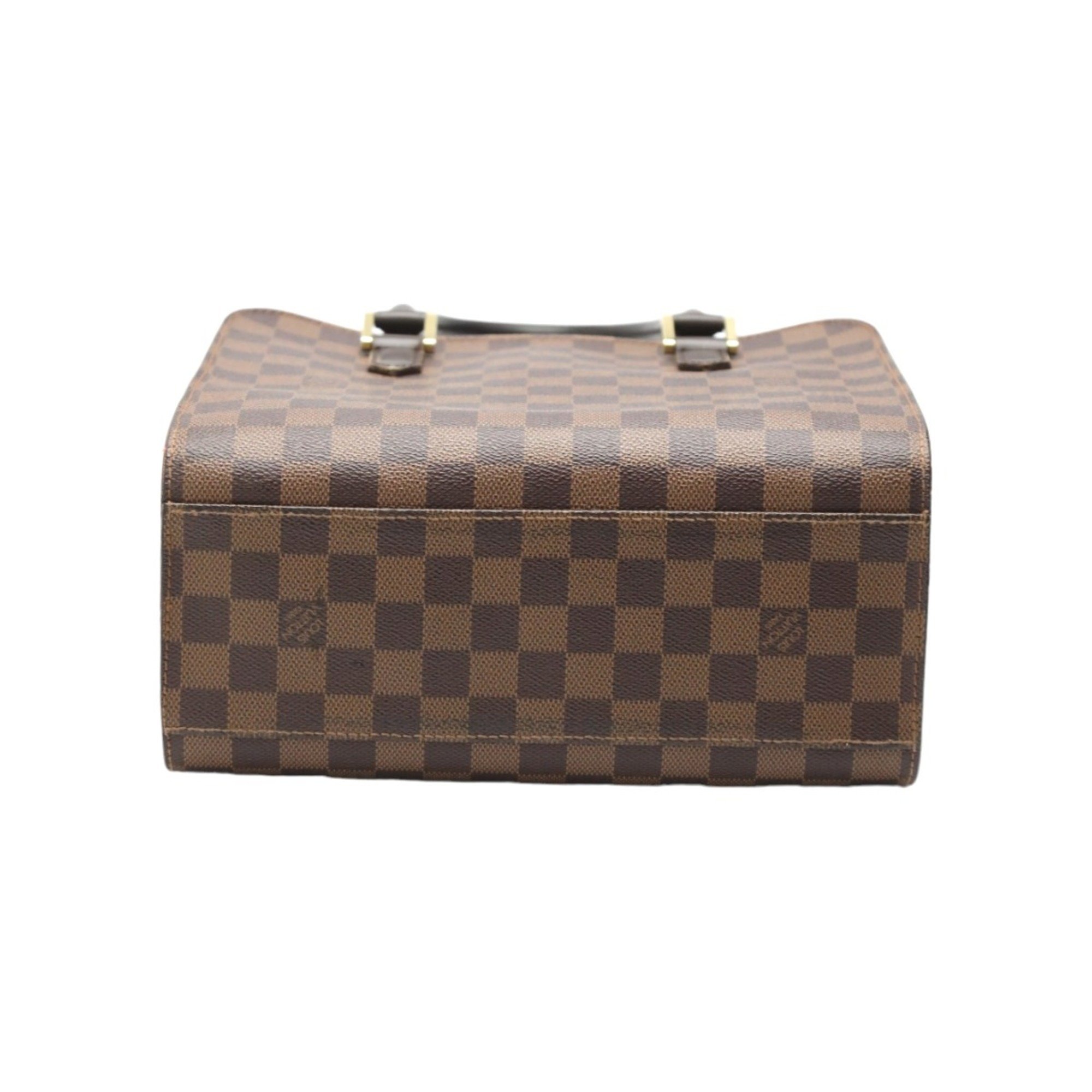 Louis Vuitton LOUIS VUITTON Handbag Damier Triana Canvas N51155 Brown LV