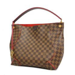 Louis Vuitton Shoulder Bag Damier Kaisa Hobo N41555 Ebene Cerise Ladies