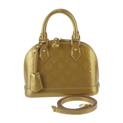 LOUIS VUITTON Louis Vuitton Alma BB Monogram Vernis Handbag M50567 Patent Leather Mordre Shoulder Bag