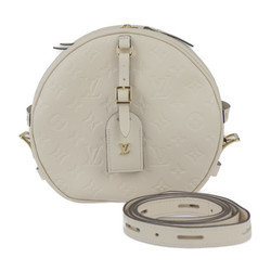 LOUIS VUITTON Louis Vuitton Boite Chapeau Souple Shoulder Bag M45276 Monogram Empreinte Crème (Light Beige)