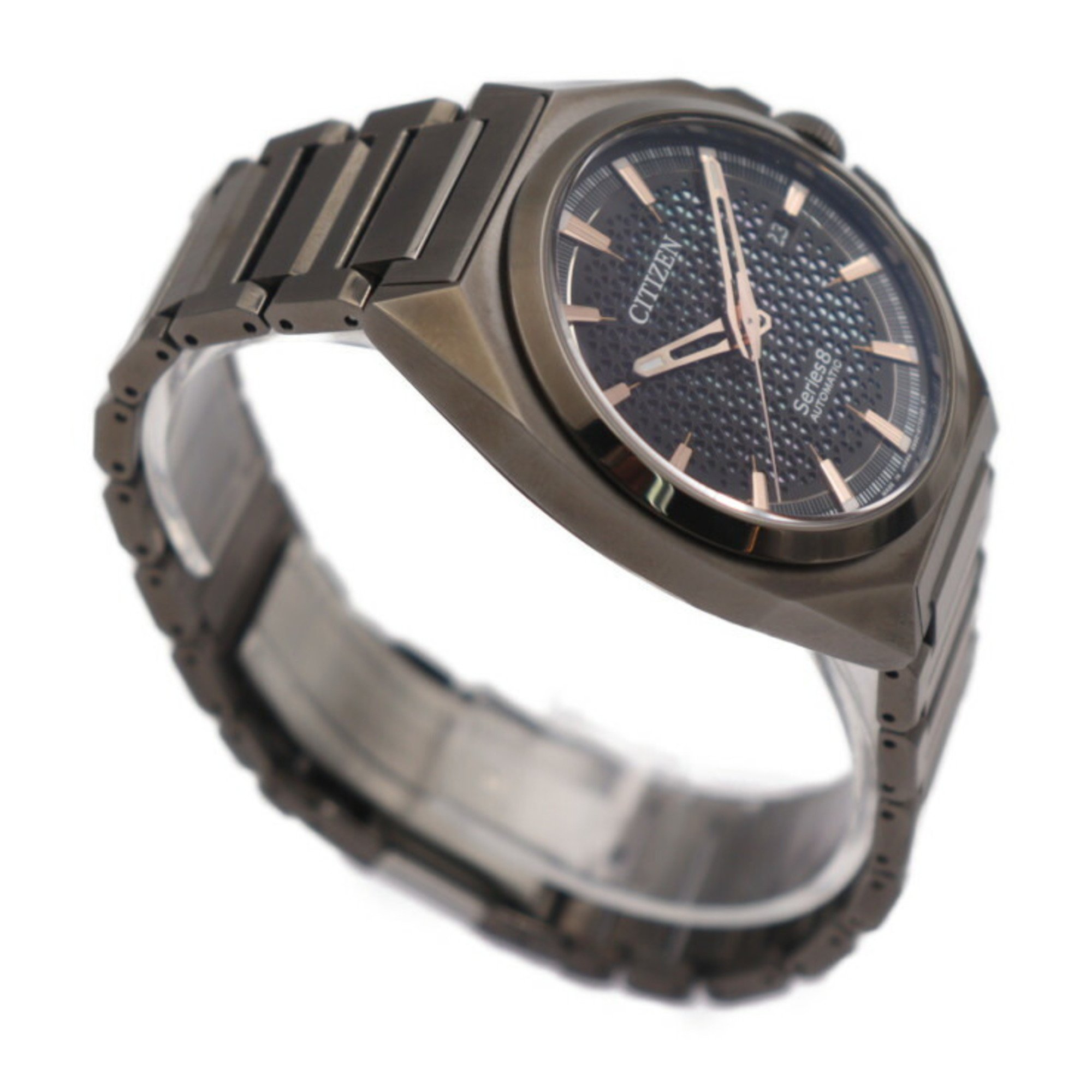 CITIZEN Mechanical 830 Series 8 Watch NA1015-81Z Stainless Steel Grey Automatic